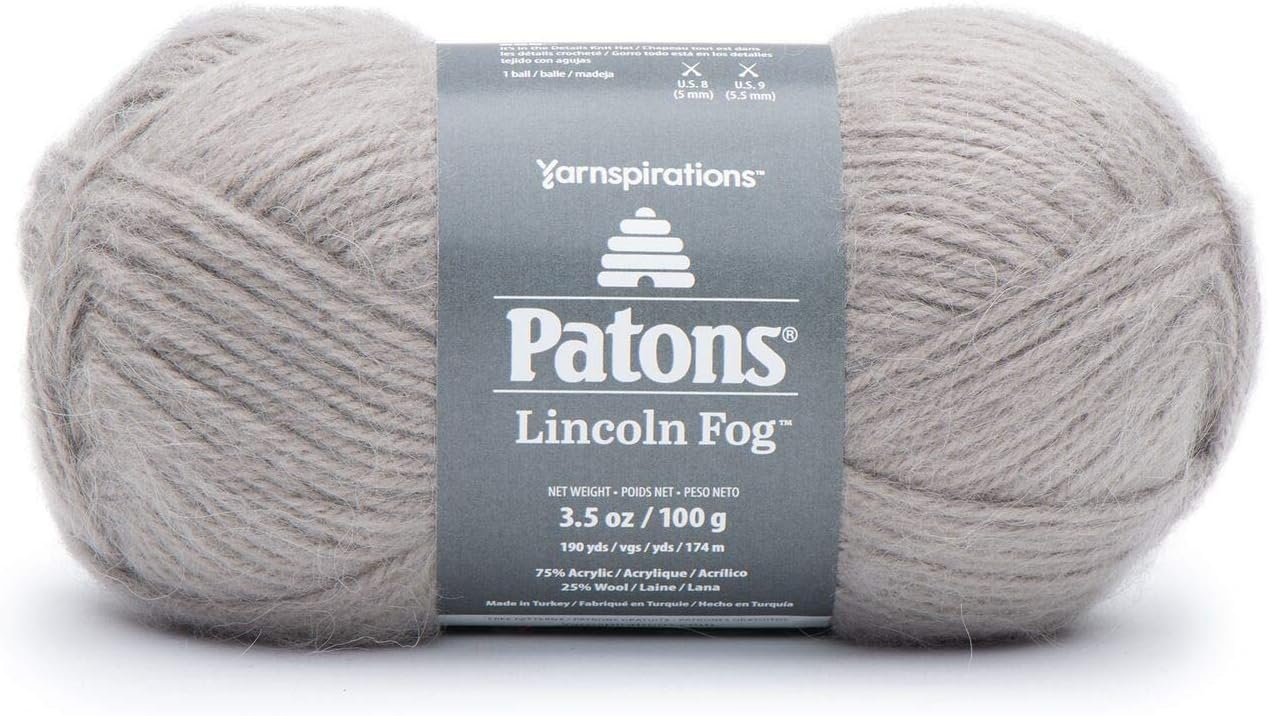 Patons Lincoln Fog Wool Blend - Silver