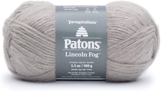 Patons Lincoln Fog Wool Blend - Silver