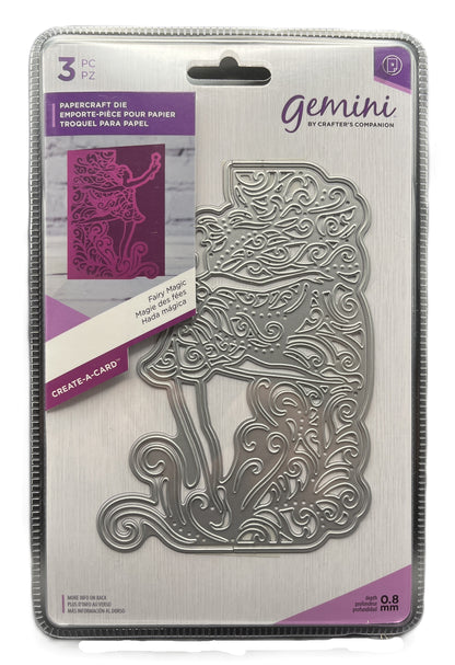 Metal die cut in packaging with Gemini branding