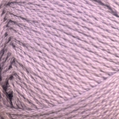 Close-up of a ball of purple yarn