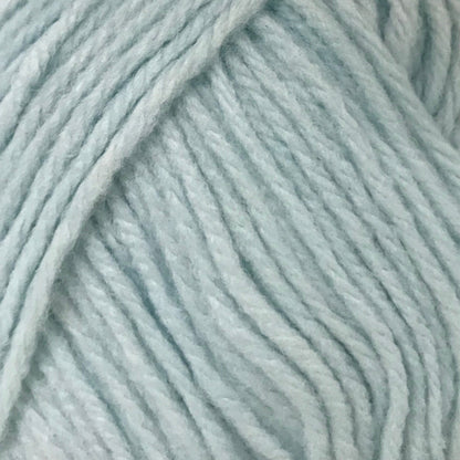 Close-up of light blue yarn
