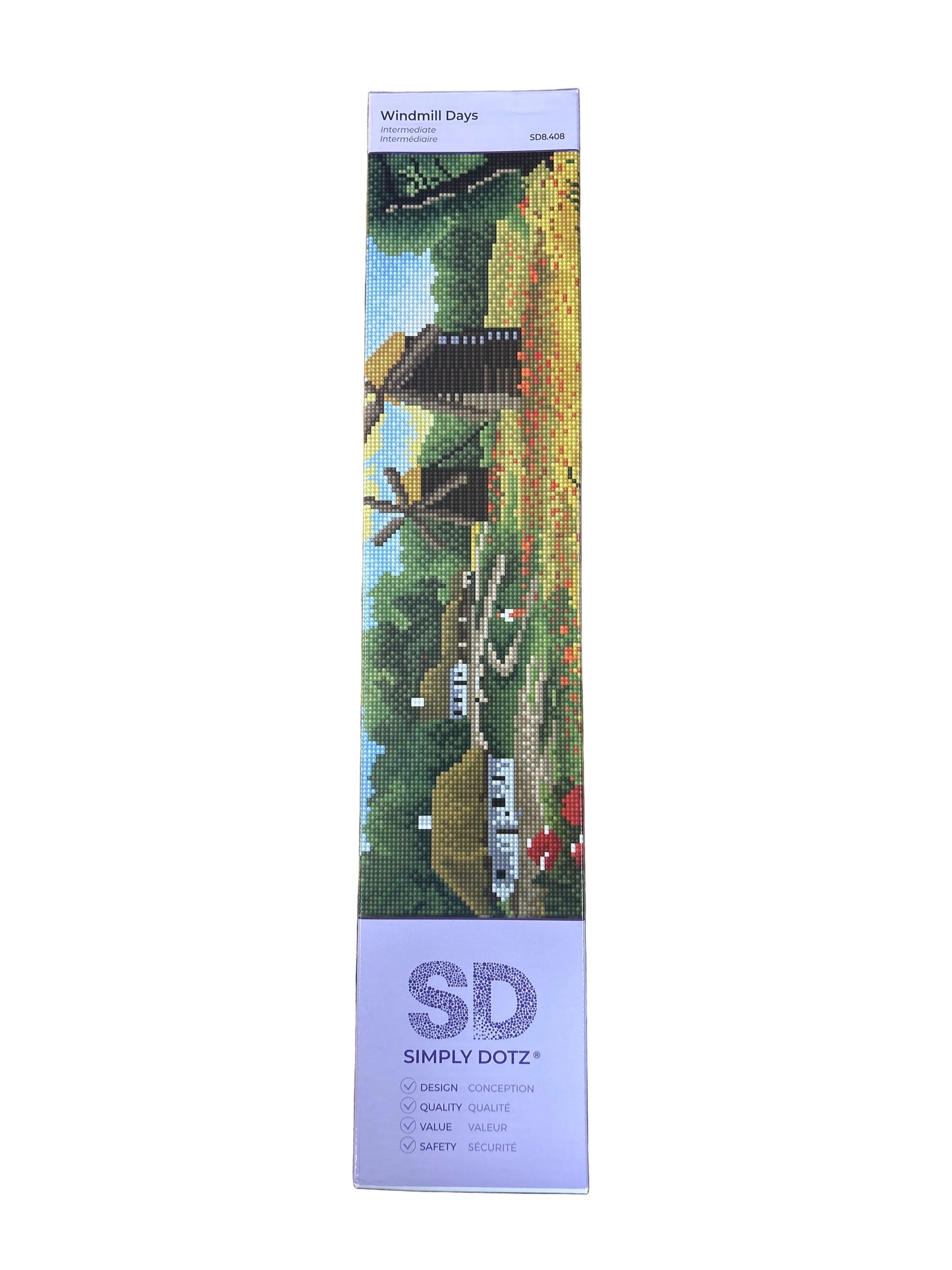 Windmill Days - Diamond Painting Art Kit - 20.5” x 16.5”