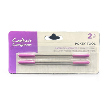 Crafters Companion 2 piece stainless steel with rubber tip protector ideal for precise fine detailed craft work.