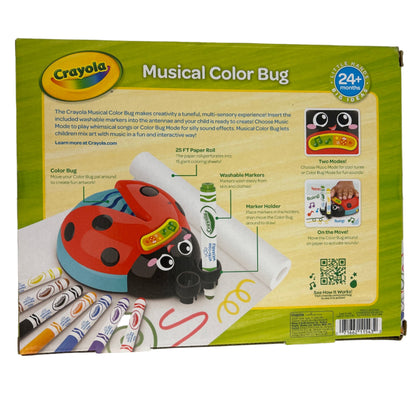 Crayola Musical Color Bug toy packaging on a white background