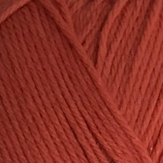 Close-up of a ball of red yarn