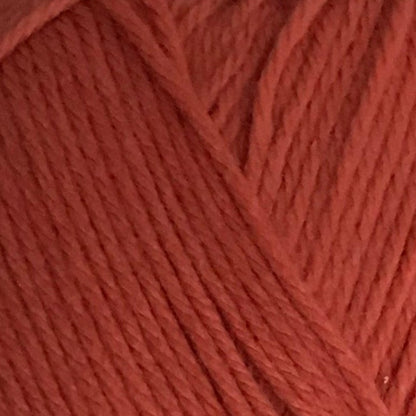 Close-up of a ball of red yarn