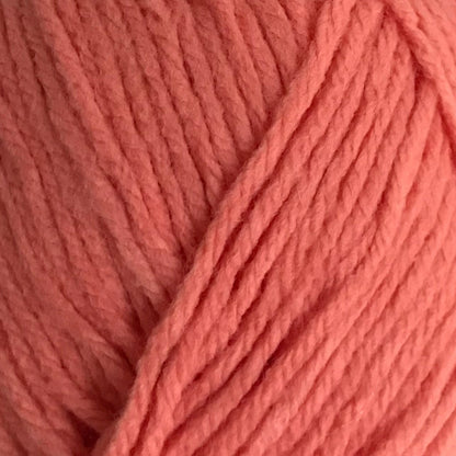 Close-up of a ball of pink yarn