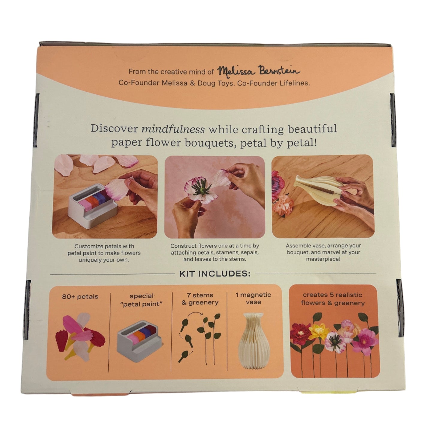 Product packaging with images and text on a white background