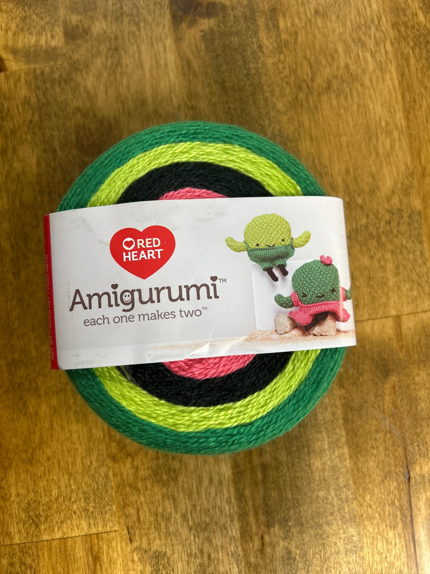Cactus Amigurumi Yarn & Pattern - Red Heart