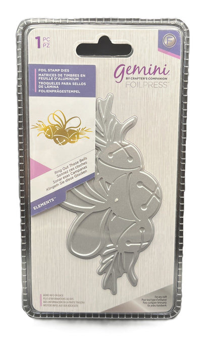 Metallic pineapple-shaped die set in packaging with 'Gemini' branding.
