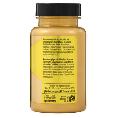 FolkArt Treasure Gold 4 oz - Metallic Acrylic Paint 5535