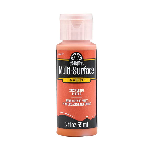 FolkArt Multi-Surface Satin Acrylic Paint 2 oz - 2902 Pueblo