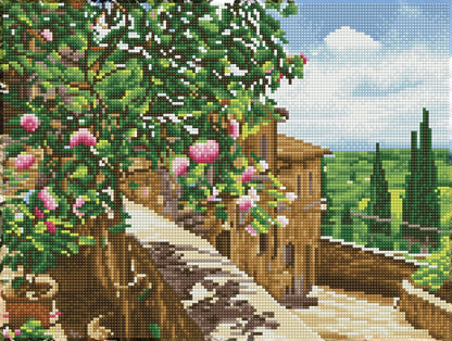 Tuscan Vista (Square)- Diamond Dotz Art Kit - 16.1” x 12.2”