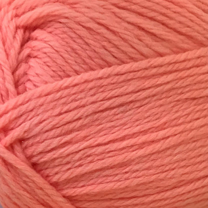 Close-up of a ball of pink yarn