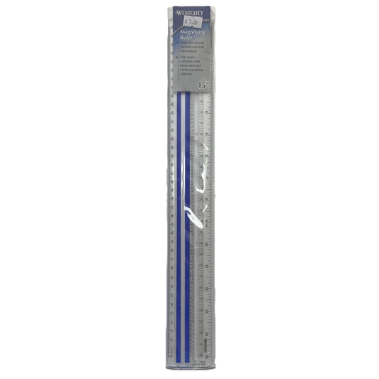 Westcott ruler in packaging on a white background