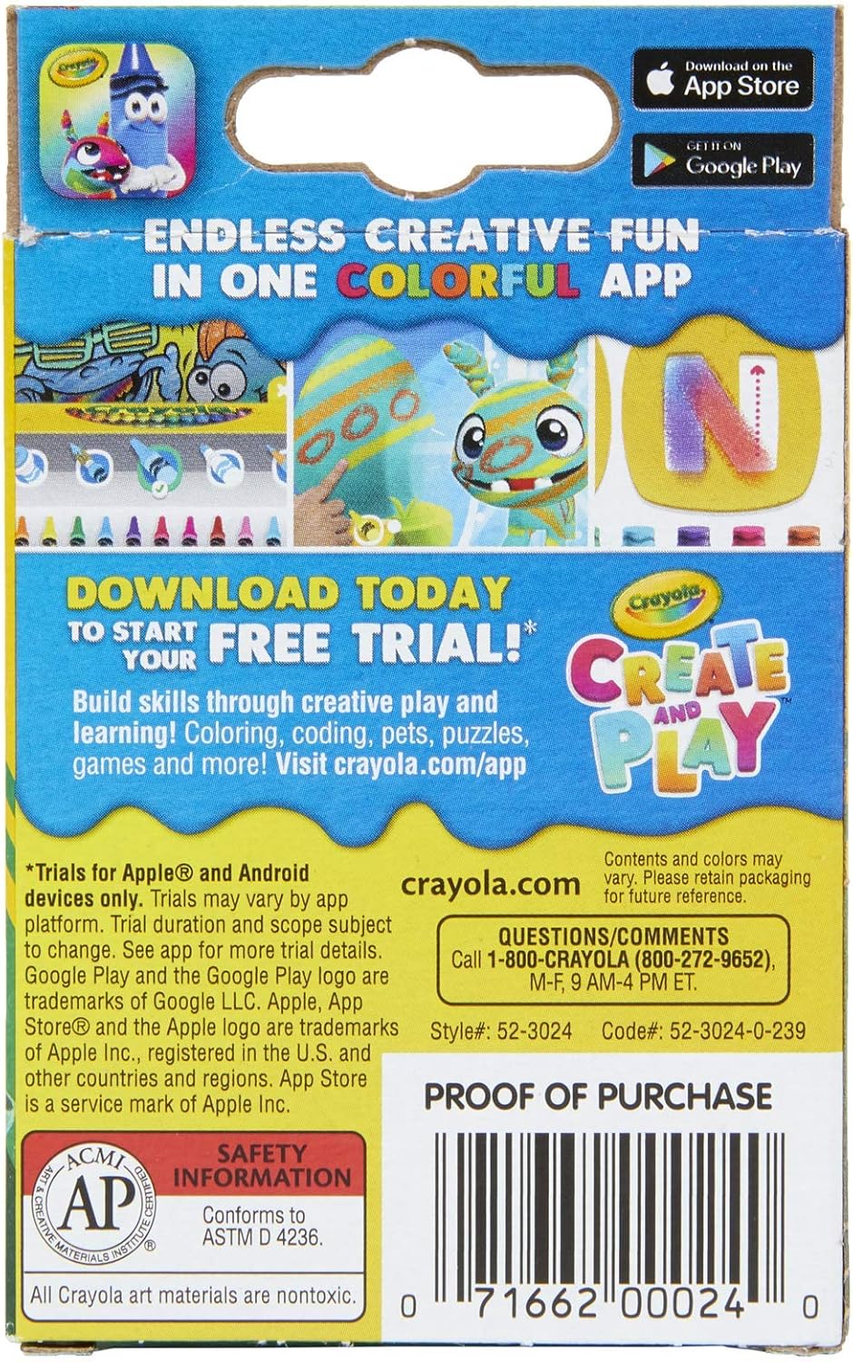 Crayola Crayons 24ct Classic Colors