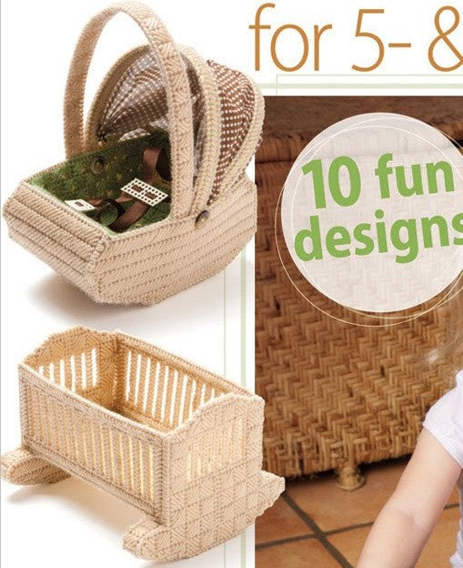 Plastic Canvas Furniture for 5 & 10 Inch Dolls - Wanda Kenney