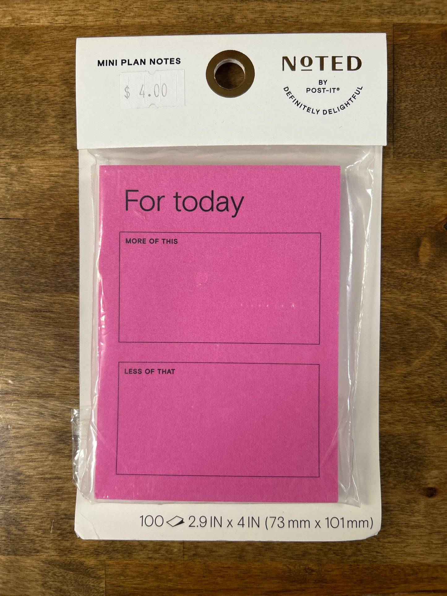 Noted by Post-it mini plan notes