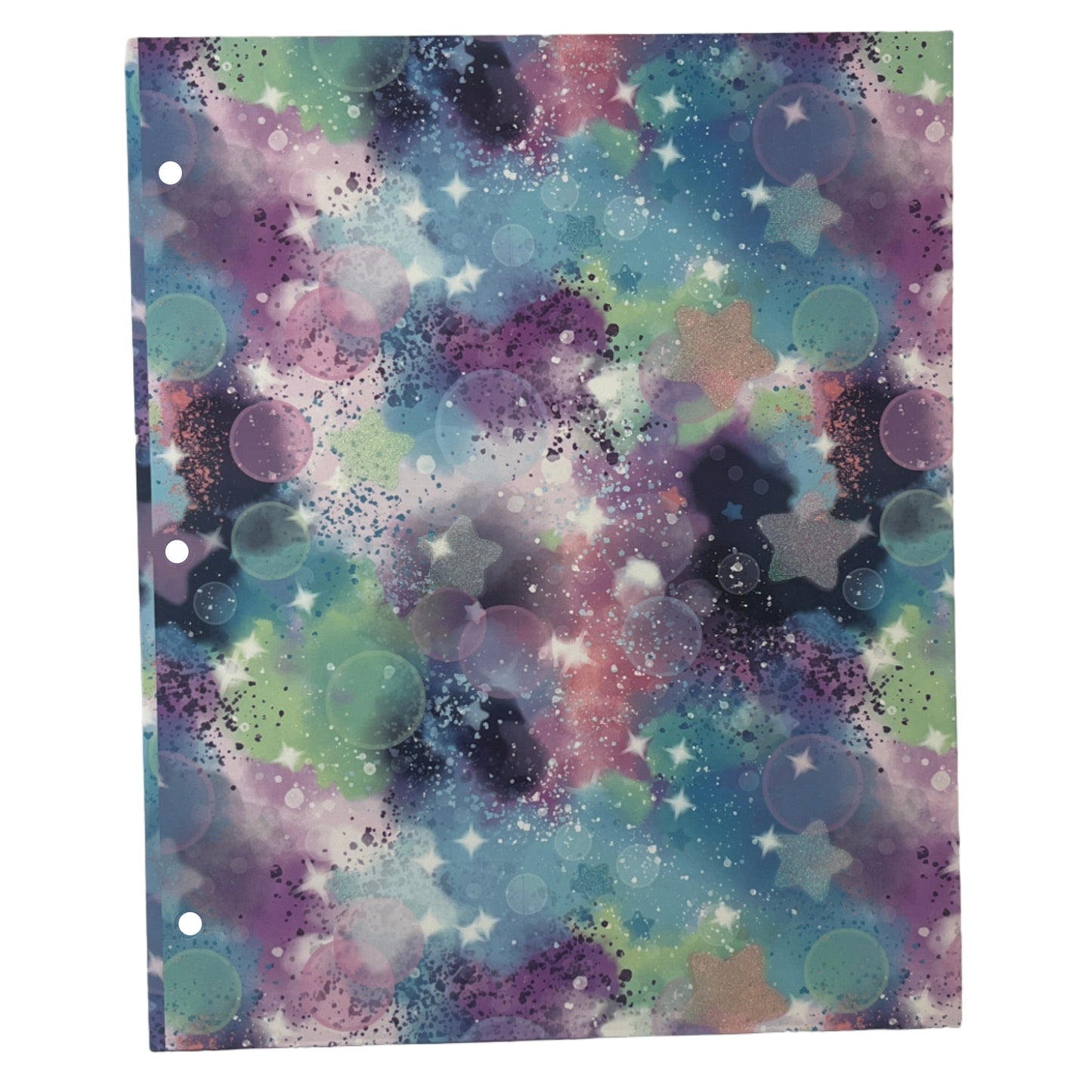Colorful abstract painting on a white background