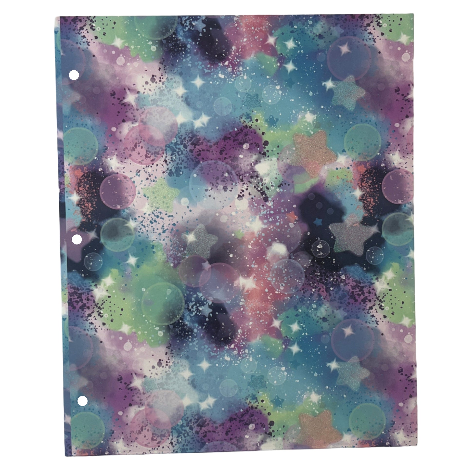 Colorful abstract painting on a white background