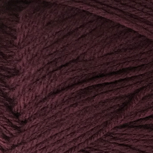 Close-up of dark purple yarn ball