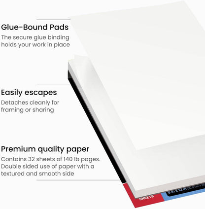 Arteza® Expert Watercolor Pad, 9" x 12", 32 Sheets