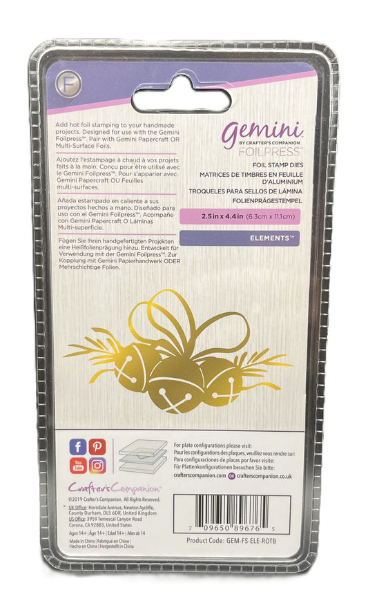 Package of Gemini stamp with bee design on a white background