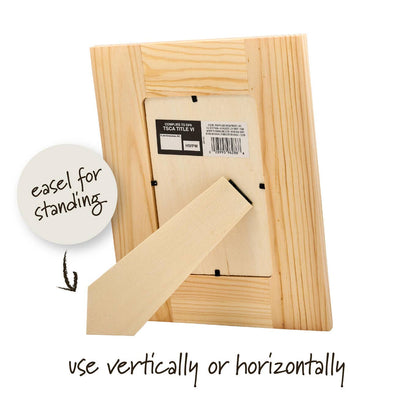 Plaid ® Wood Surfaces - 4x6 Memory Frame with Easel Back