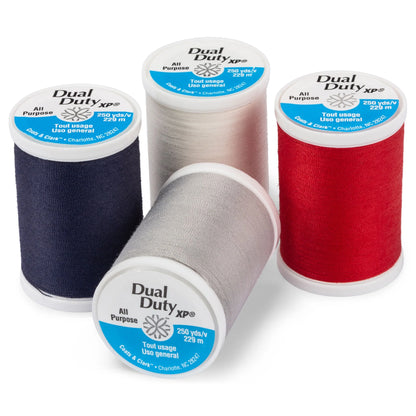 Coats & Clark Dual Duty XP All Purpose Sewing Thread - 4 Spools - Multi