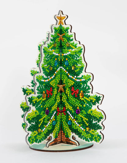 Diamond Dotz Art Kit Christmas Tree Centerpiece 3D Stand-up