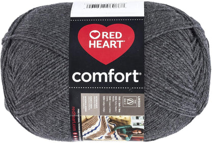 Red Heart Comfort Huge Yarn Skein - Charcol / Dark Grey 1000g