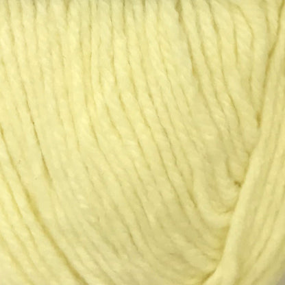 Close-up of light yellow yarn