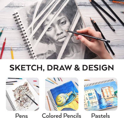 Arteza® Sketchbook 9" x 12", 100 Sheets