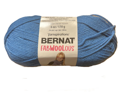 Bernat Fabwoolous Wool Blend Yarn - Sea