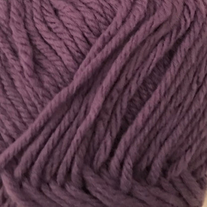 Close-up of a ball of purple yarn