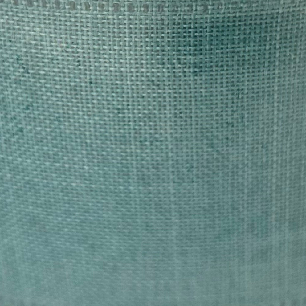 Close-up of teal fabric texture