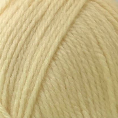 Close-up of light beige yarn