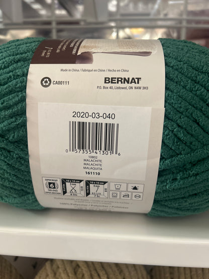 Bernat Blanket Yarn Skein - Malachite 300g