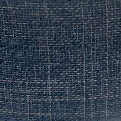 Close-up of blue textured fabric pattern