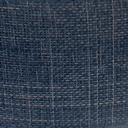 Close-up of blue textured fabric pattern