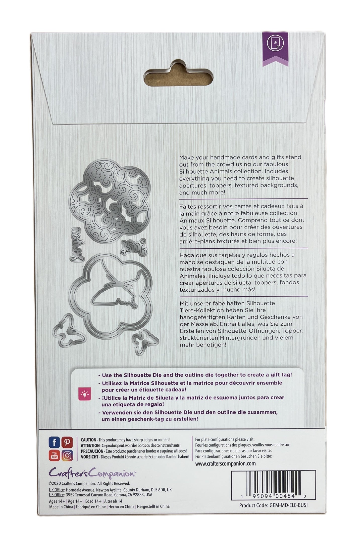 Back of a product packaging with text and graphics on a white background