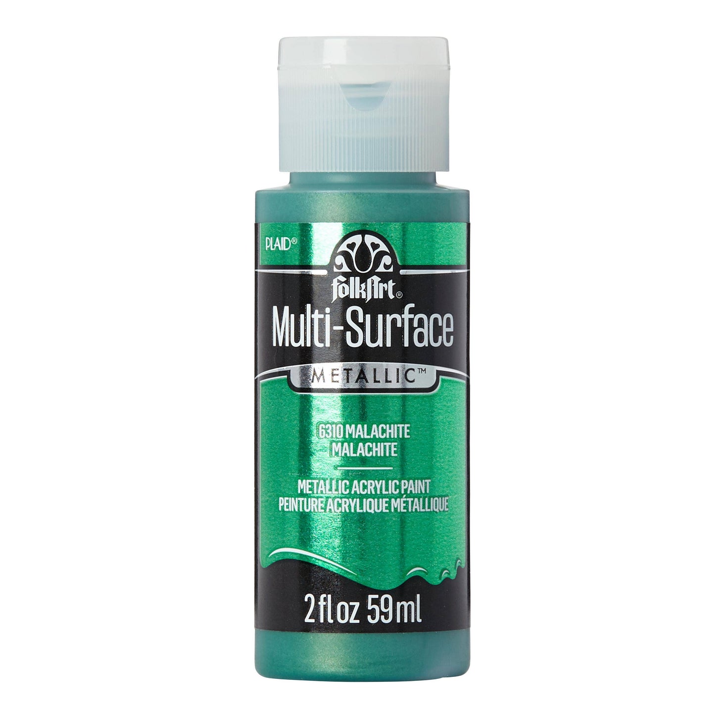 FolkArt Multi-Surface Metallic Paint 2oz - 6310 Malachite