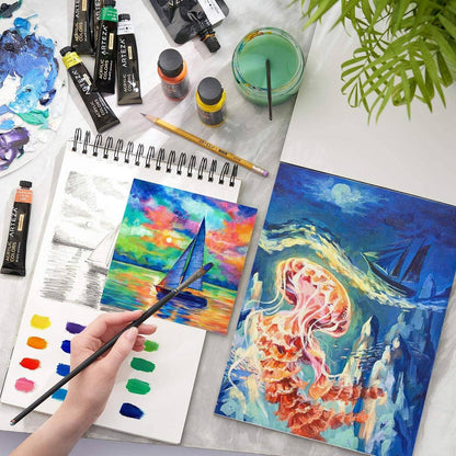 Arteza® Canvas Pad - 9" x 12", 10 Sheets