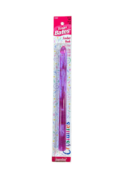 Susan Bates Crystalites Acrylic Crochet Hook 5.5" P16 (11.5mm)