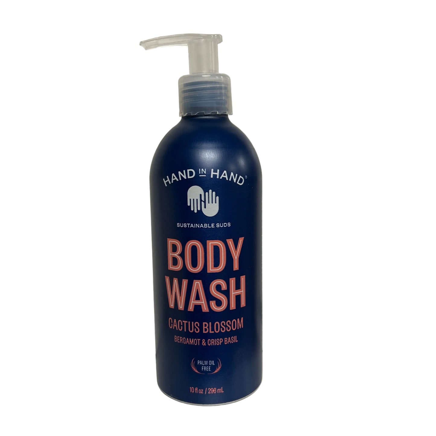 Hand In Hand Cactus Blossom Bergamont & Fresh Basil Body Wash - 10 oz