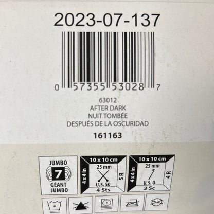 Label with barcode and text on a textured surface
