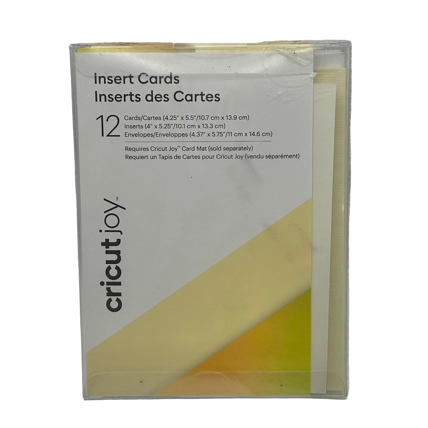 Cricut Insert Cards packaging with brand name on a white background