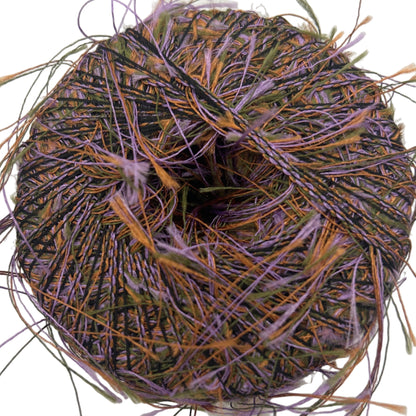 Artificial bird's nest made of twigs on a white background