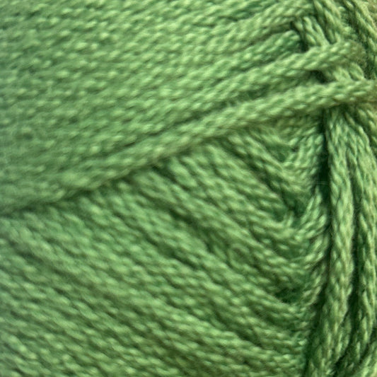 Close-up of green yarn ball