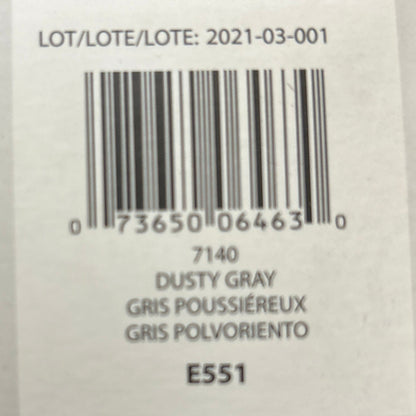 Product label with text and barcode on a wooden background
